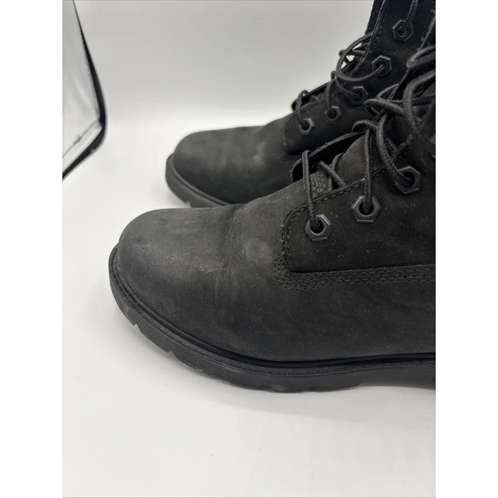 Timberland Linden Woods Women's 6-Inch Waterproof Boots Black Size 7W
